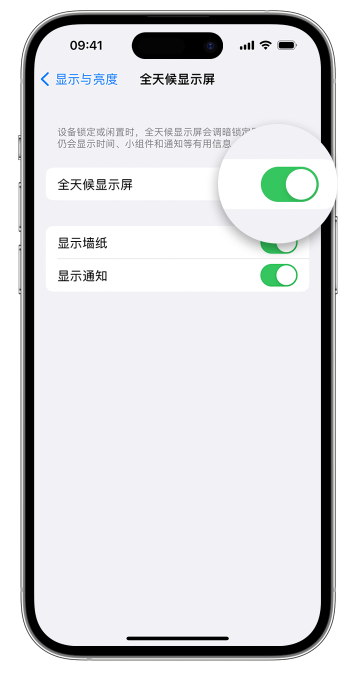 盐都苹果14维修店分享如何自定义 iPhone 14 Pro 常亮显示屏 