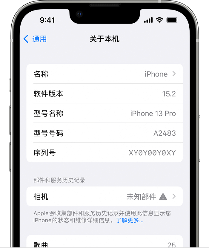 盐都苹果维修分享iPhone 出现提示相机“未知部件”是什么原因？ 